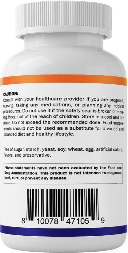 Vitamatic Apigenin 50mg - 120 Vegetarian Capsules (Pack of 2, 240 Total)