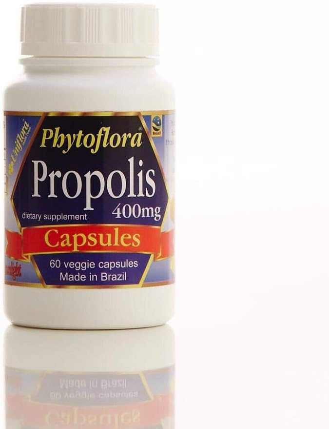 Phytoflora Brazilian Green Bee Propolis Capsules – 400mg – 60 Capsules (1 Bottle) - görsel 1