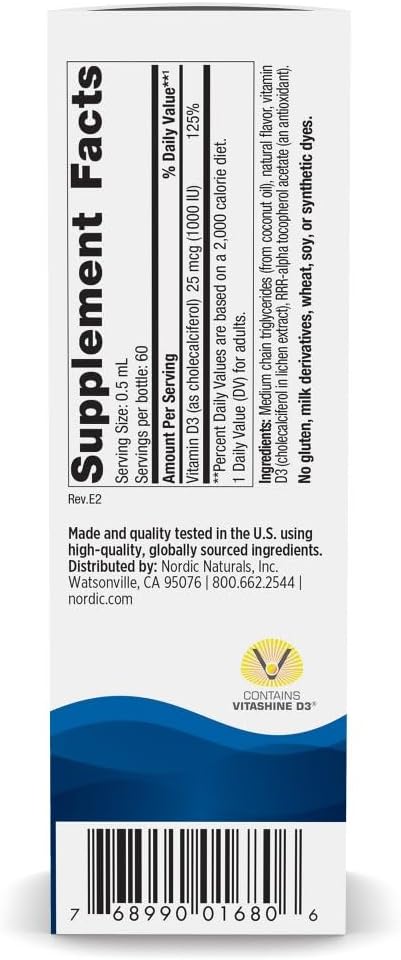 Nordic Naturals Plant-Based Vitamin D3 – Individuals with darker skin tones (more melanin reduces vitamin D – Image 2