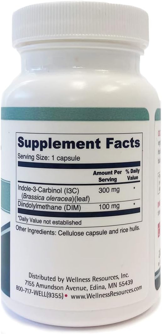 Wellness Resources I3C + DIM: Oestrogen Metabolism & Detoxification Support (60 Capsules) - görsel 10