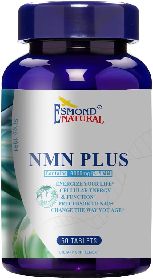 Esmond Natural NMN Plus – 300mg NMN + 30mg Trans-Resveratrol, 180 Tablets (3 Pack) - görsel 1