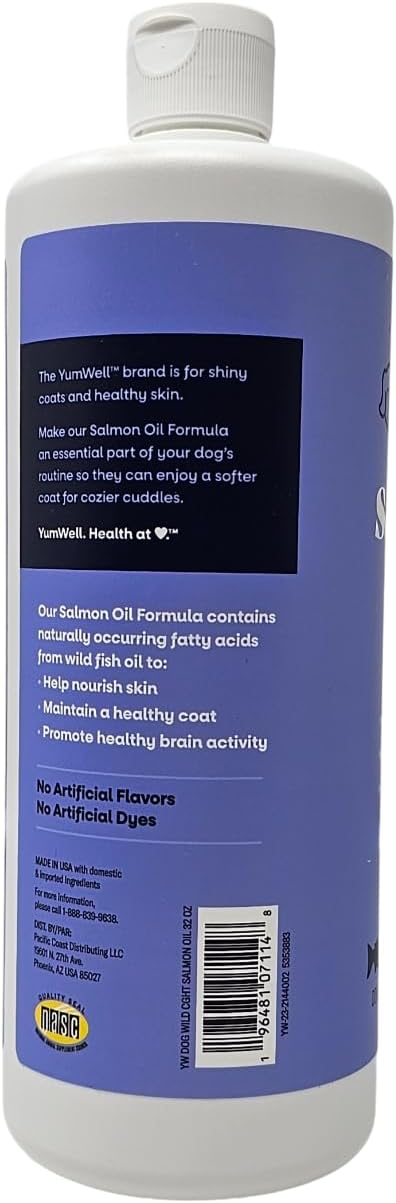 Skin and Coat Salmon Oil for Dogs, 946 ml – Made in the USA: The product is manufactured in the United States – Image 3