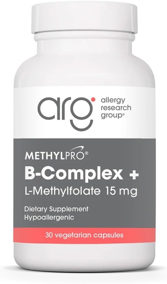 MethylPro B-Complex + L-Methylfolate 15 mg - Methylated Vitamin B Complex - 30 Vegan Capsules - görsel 1