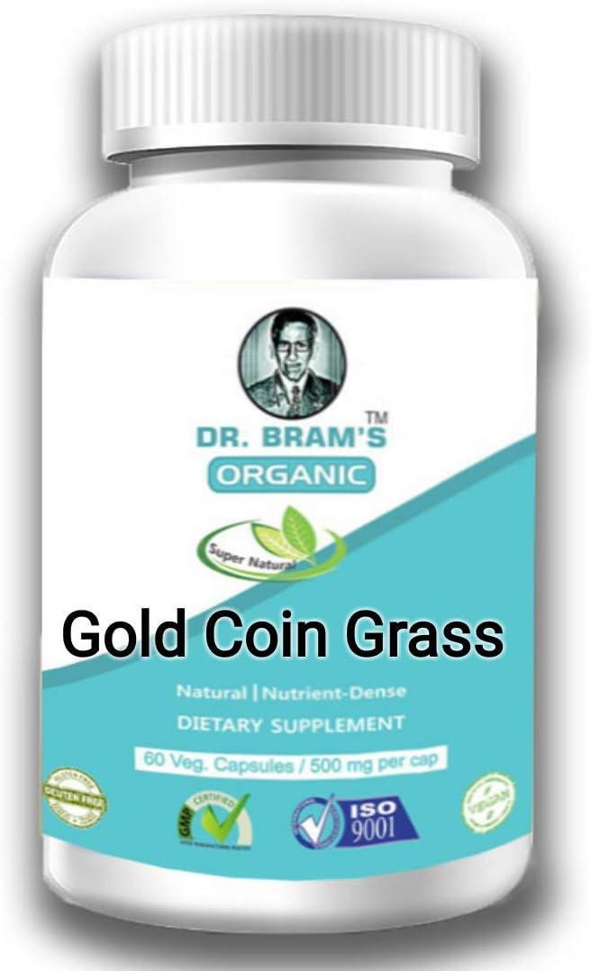 Ordinary Organic Gold Coin Grass Extract Capsules 500 mg - 60 Capsules - görsel 1