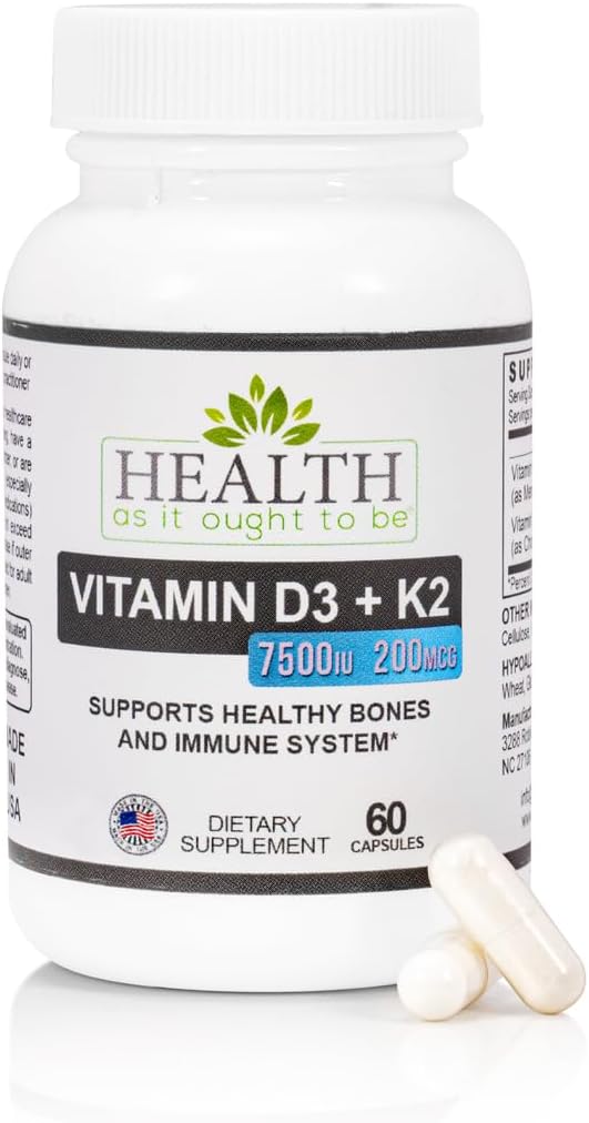 Health As It Ought To Be Vitamin K2 MK-7 Max 300 mcg – Extra Strength, Soya-Free, 60 Capsules - görsel 6
