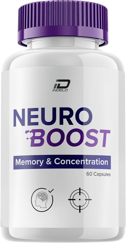 Neuro Boost Focus Supplement, Neuro Boost IQ Memory Focus and Cognitive Support, Neuro Booster Pills Nootropic, NeuroBoost to Boost Memory, Neuro Boost Vitamin Reviews (60 Capsules)