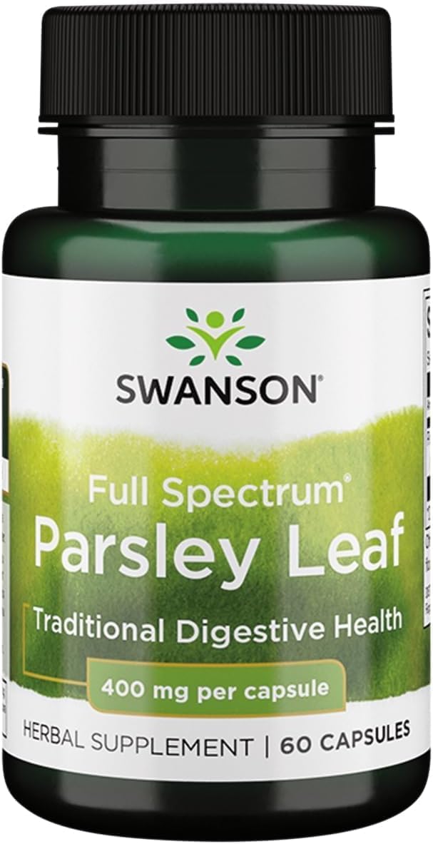 Swanson Full-Spectrum Parsley Leaf Extract - Traditional Digestive Support - 60 Capsules - görsel 1