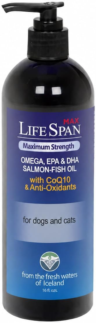 Life span Maximum Strength Salmon Oil, Fortified with CoQ10