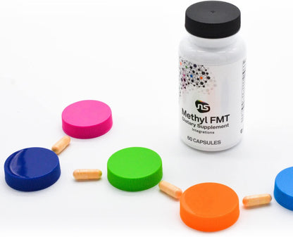 NeuroScience Methyl FMT - l Methylfolate Supplement with Folate, B-Vitamins, Magnesium and Zinc - Mood, Energy, Stress Relief, Adrenal Support (60 ct)