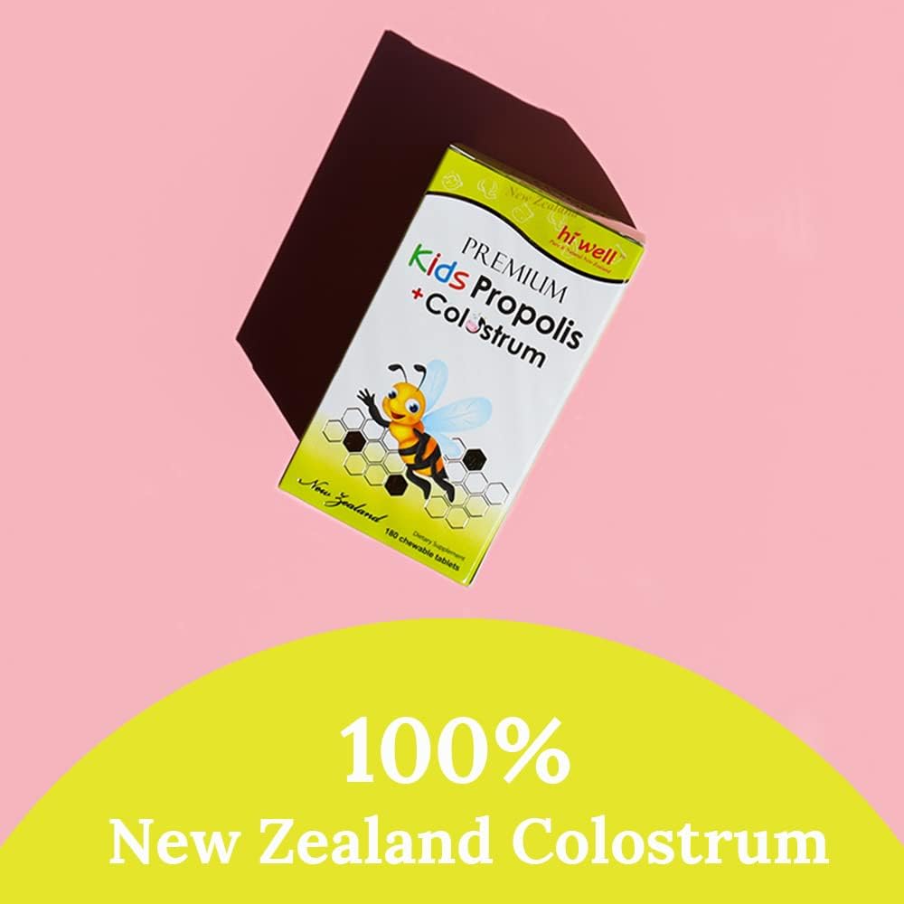 Hi Well Premium Children's Propolis + Grass-Fed Colostrum 180 Tablets - görsel 2