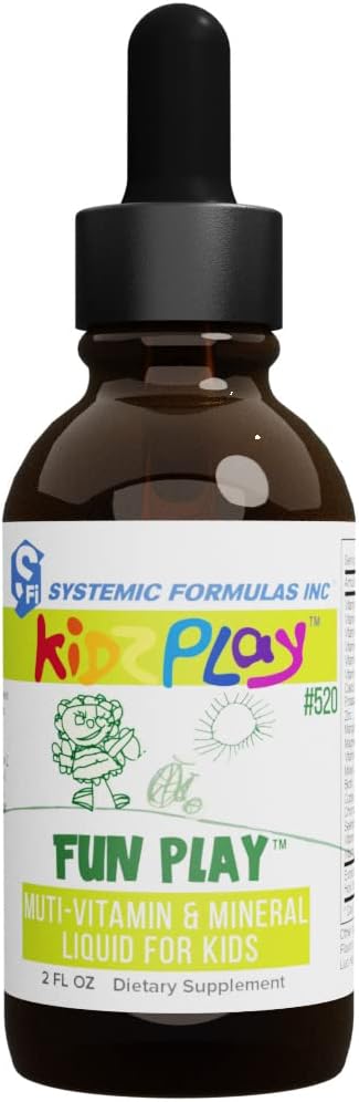 Systemic Formulae Fun Play - Children's Liquid Multi-Vitamin-Mineral Supplement, 2 fl oz