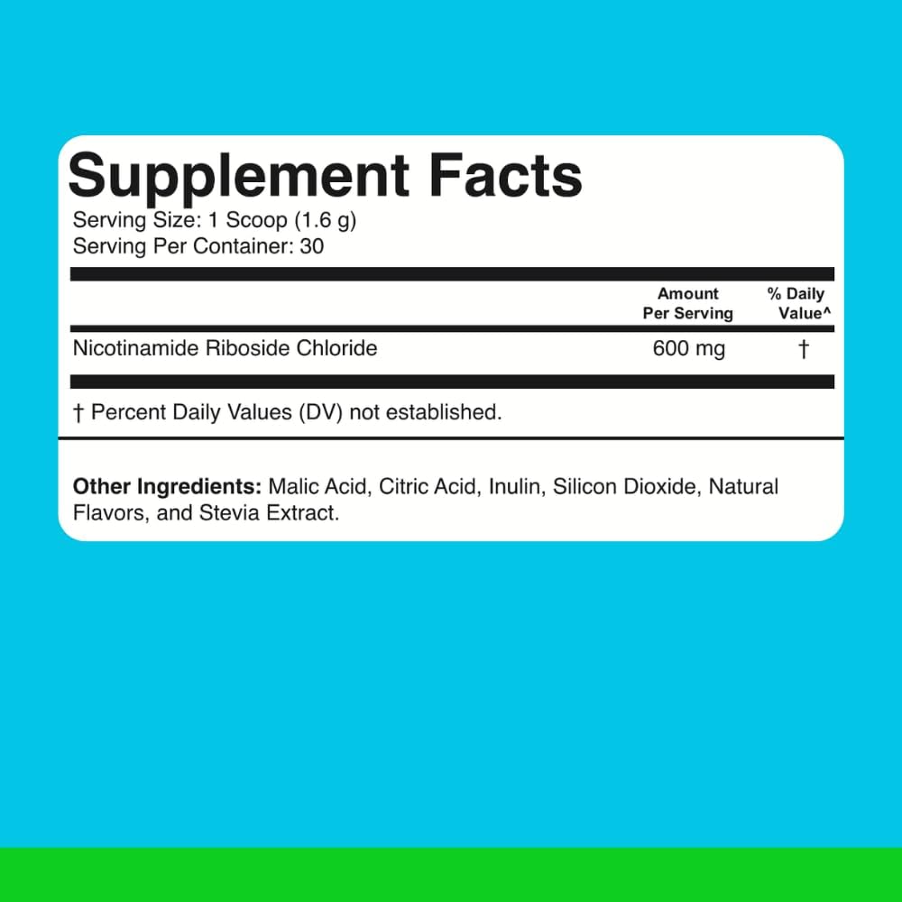 Dr. Colbert, MD NAD+ Powder | Lemon and Lime Flavour | Energy Support | 30 Servings - görsel 4