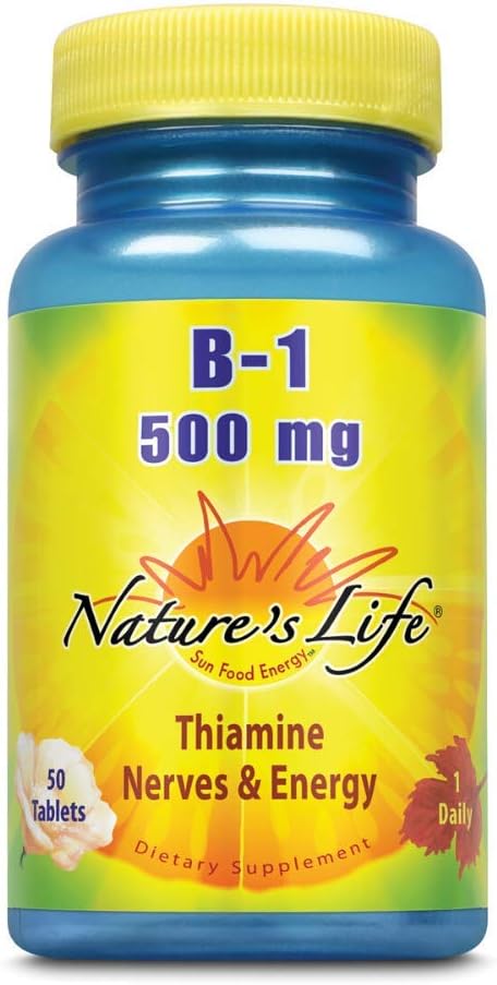 Nature's Life Vitamin B-1 500 mg, 50 Tablets - görsel 1