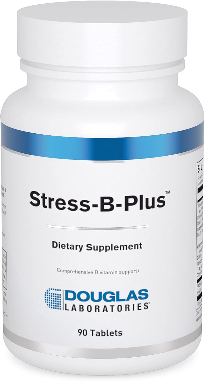 Douglas Laboratories Stress-B-Plus - Comprehensive B Vitamin Complex, 90 Tablets - görsel 1