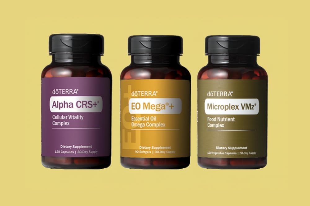 doTERRA Lifelong Vitality Pack - Alpha CRS+, xEO Mega, and Microplex VMz - görsel 4