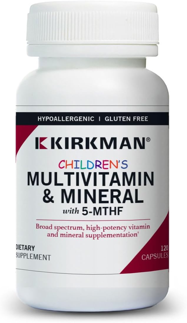 Kirkman Children's Multivitamin & Mineral - Hypoallergenic, 120 Capsules - görsel 1