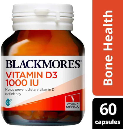 Blackmores Vitamin D3 1000IU, 60 Capsules
