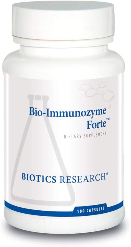 BIOTICS RESEARCH Bio Immunozyme Forte – Immune Support Multivitamin with Echinacea, Probiotics & Antioxidants, 180 Capsules - görsel 1