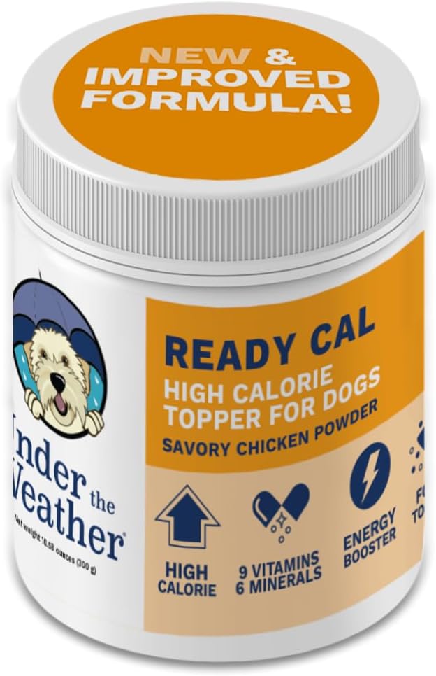 Under the Weather Ready Cal Powder for Dogs, High-Calorie Weight Gainer & Appetite Stimulant, Chicken Flavour | 300 g (10.58 oz) - görsel 1