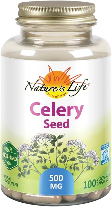 Nature's Life Celery Seed 500 mg Food Supplement (100 Capsules) - görsel 1