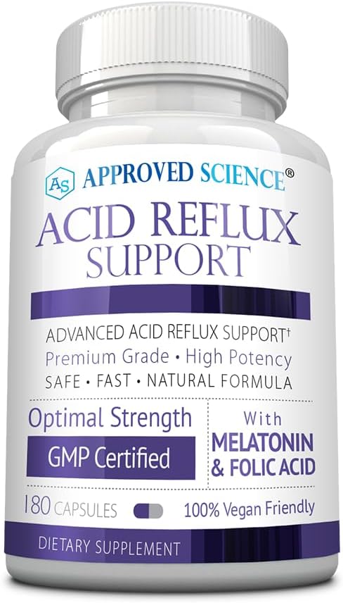 Approved Science Acid Reflux Support – 60 Capsules – Vegan - görsel 7