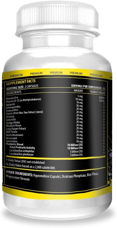 ACTIF Senolytic Support with 15+ Advanced Factors – Non-GMO, Fast-Acting, Made in USA, 60 Count - görsel 3