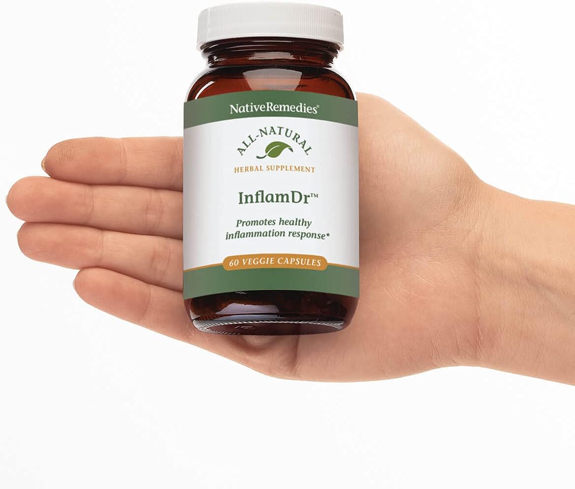 Native Remedies Inflam Dr. – All Natural Herbal Supplement for Healthy Inflammation Response (60 Veg Capsules) - görsel 4