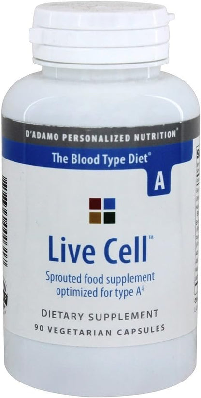 D'Adamo Personalised Nutrition - Live Cell A 90 Capsules