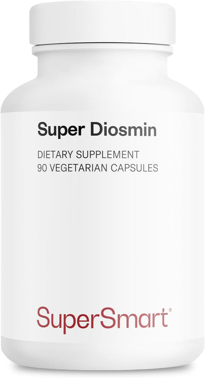 Supersmart Diosmin Plus - Diosmin Hesperidin 900 mg - 90% Flavonoid Complex - Circulatory Support - 90 Vegetarian Capsules