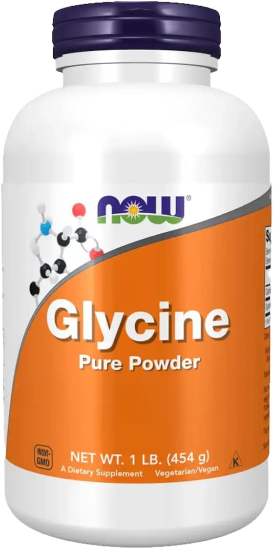 NOW Foods Glycine Free Form Powder, 1 lb