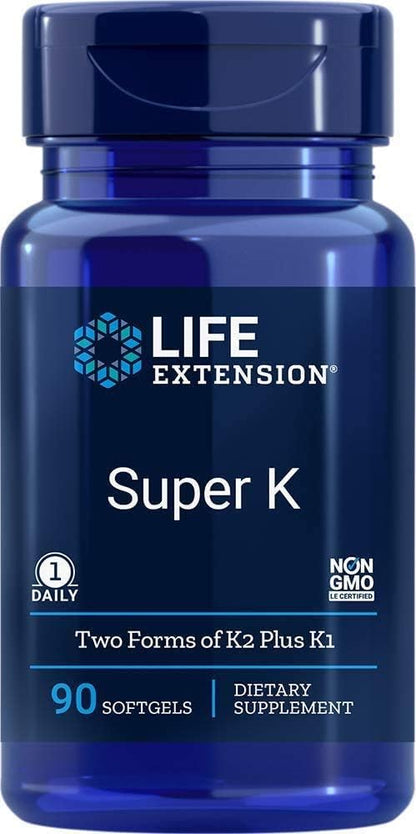 Super K with Advanced K2 Complex - 90 Capsules