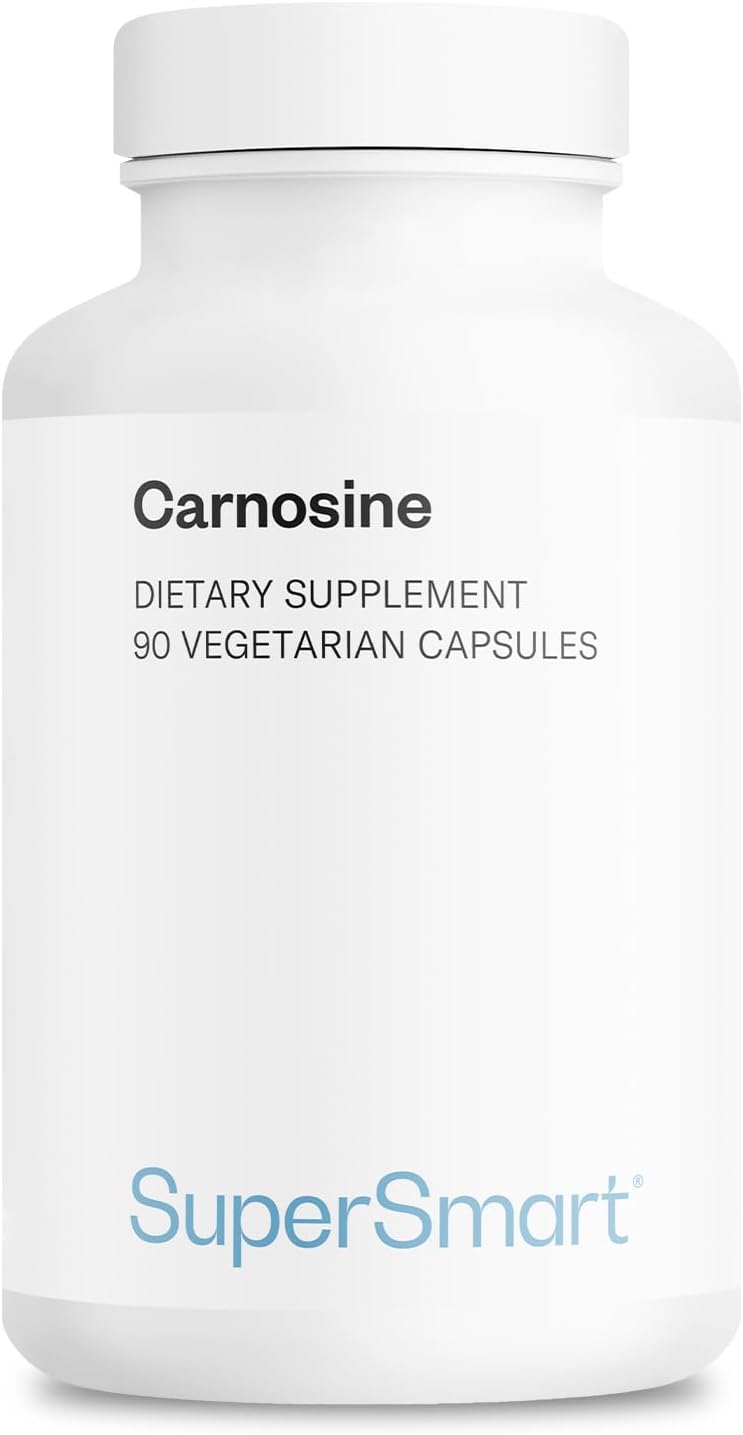 Supersmart - Carnosine 1500mg per Day (High Potency) - Dipeptide L-Carnosine Supplement | Non-GMO - 90 Vegan Capsules - görsel 1