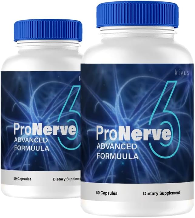kivus Pronerve 6 Advanced Capsules (2 Pack, 120 Capsules) for Nerve Support - görsel 1