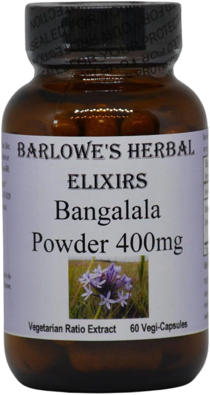 Barlowe's Herbal Elixirs Bangalala (Eriosema Kraussianum) - 400mg Capsules - 60 Capsules