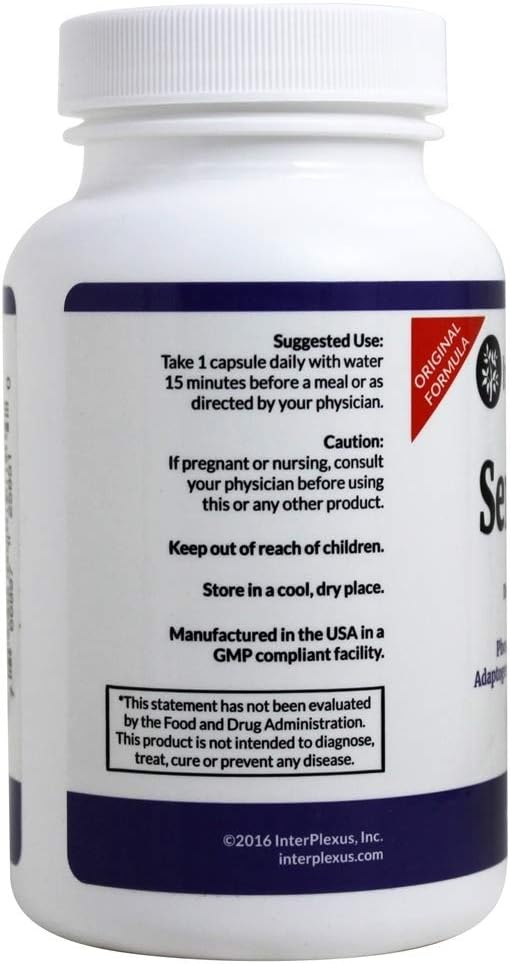 InterPlexus Seriphos - Phosphorylated Serine Adrenal Support, 100 Capsules - görsel 3