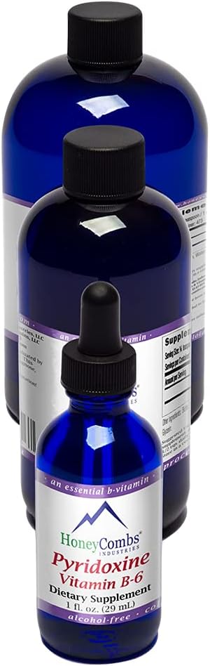 Vitamin B6 Liquid Drops, Pyridoxine HCl Supplement, 30ml | High Potency Energy Metabolism Support - görsel 7