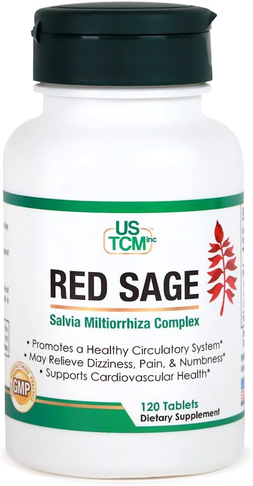 Red Sage Salvia Miltiorrhiza Complex 120 Tablets - görsel 1