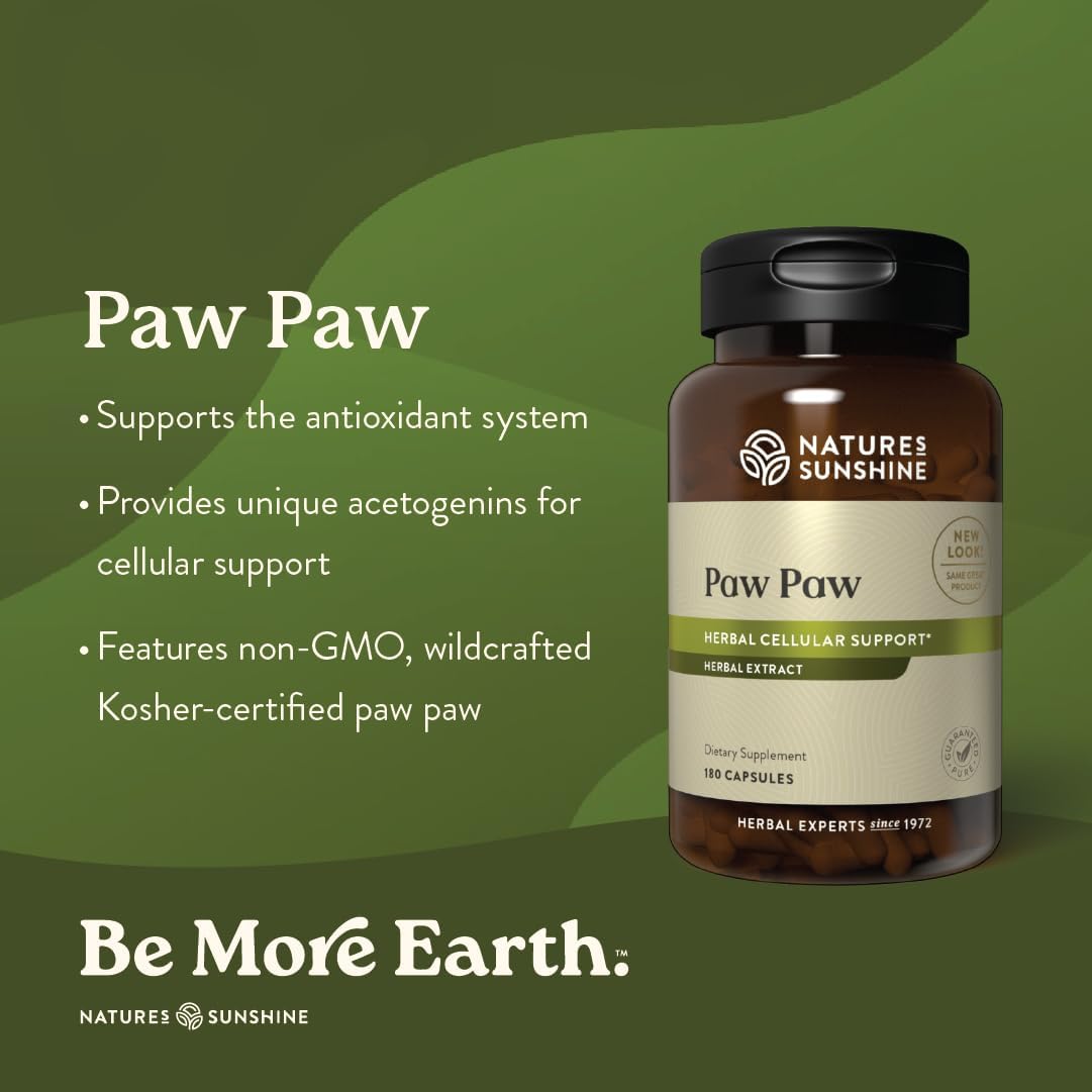 Nature's Sunshine Paw Paw Cell-Reg, 180 Capsules - görsel 2