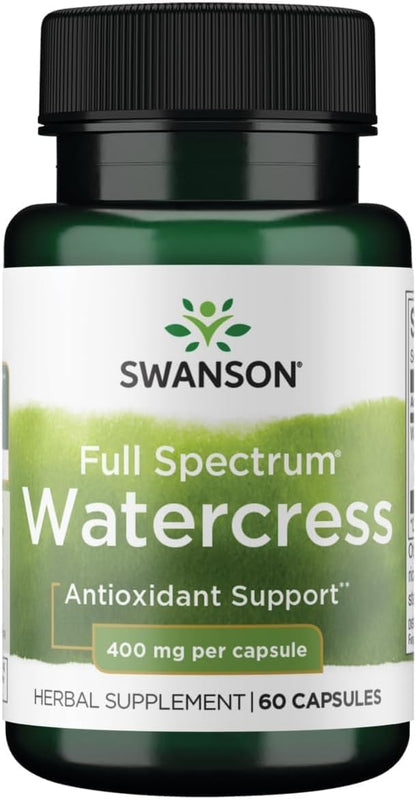 Swanson Full Spectrum Watercress 400 mg 60 Capsules