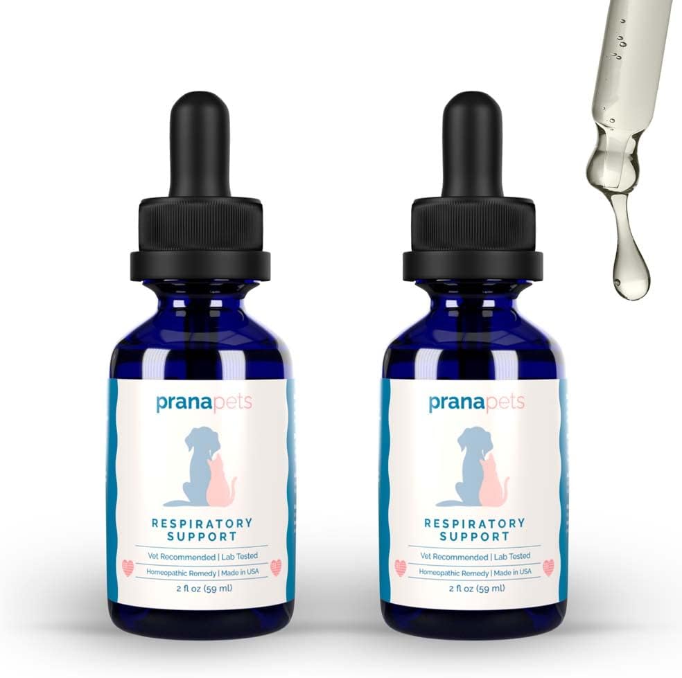 PranaPets Respiratory Support for Dogs & Cats - Herbal Supplement - görsel 1