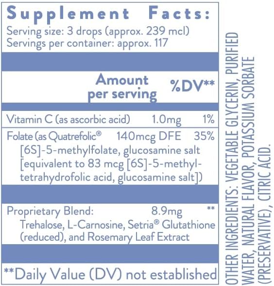 Methyl Folate 5-MTHF Mega Drops™ 28ml - görsel 3