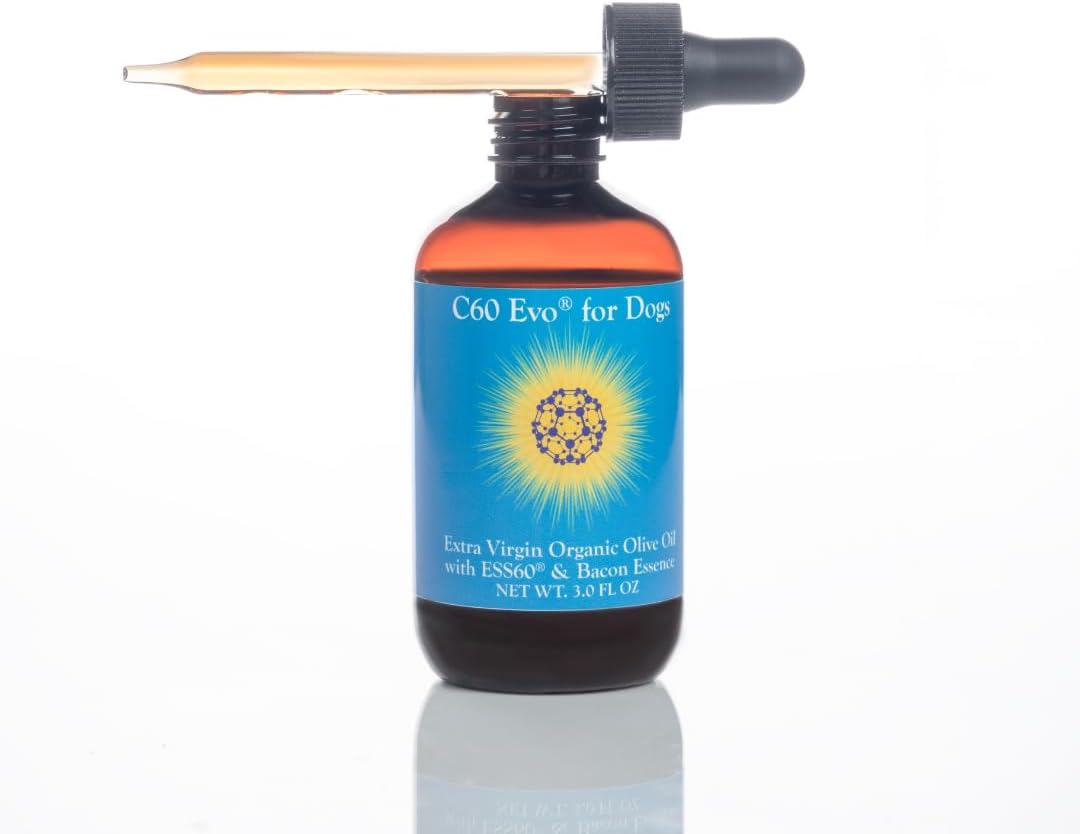 C60 Evo Dog Supplement - Pure ESS60 in Extra Virgin Olive Oil - 90 ml - görsel 8