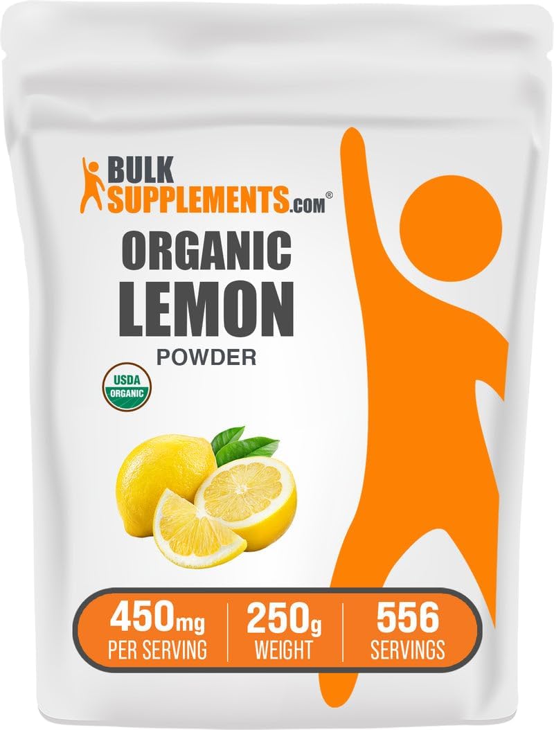 Organic Lemon Powder - Natural Vitamin C Source, 250g - görsel 1