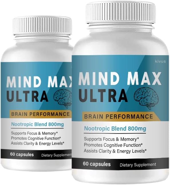 (2 Pack) Mind Max Ultra - Mind Max Ultra Brain Performance (120 Capsules) - görsel 1