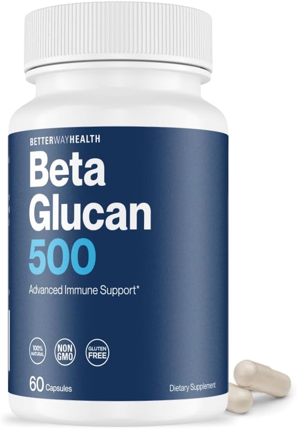 Better Way Health Advanced Immune Readiness Beta Glucan 500 – 500mg, 60 Capsules - görsel 1
