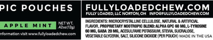 Fully Loaded Alpha Nootropic Pouches (Apple Mint) – 5 Cans – 15 Pouches per Can