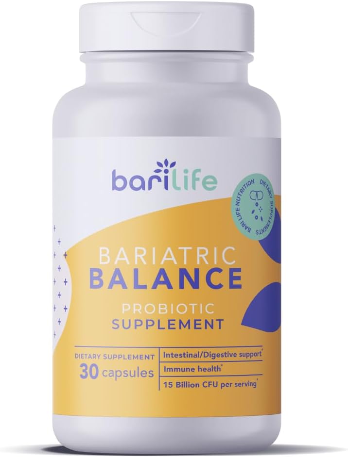Bari Life Probiotic Supplement – Post-Op Bariatric Probiotics for Digestive Health, 30 Capsules, 15 Billion CFU - görsel 1