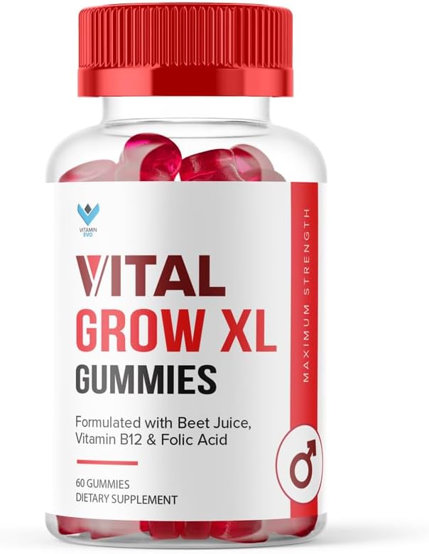 Vital Grow XL Gummies (60 Count) – Advanced Performance & Wellbeing Support - görsel 1