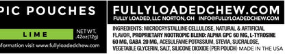 Fully Loaded Alpha Nootropic Pouches (Lime Flavour) – 5 Cans