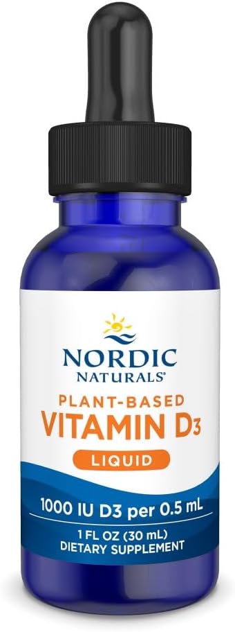 Nordic Naturals Plant-Based Vitamin D3 – People with limited sun exposure (indoor lifestyles, northern latitudes, – Image 1
